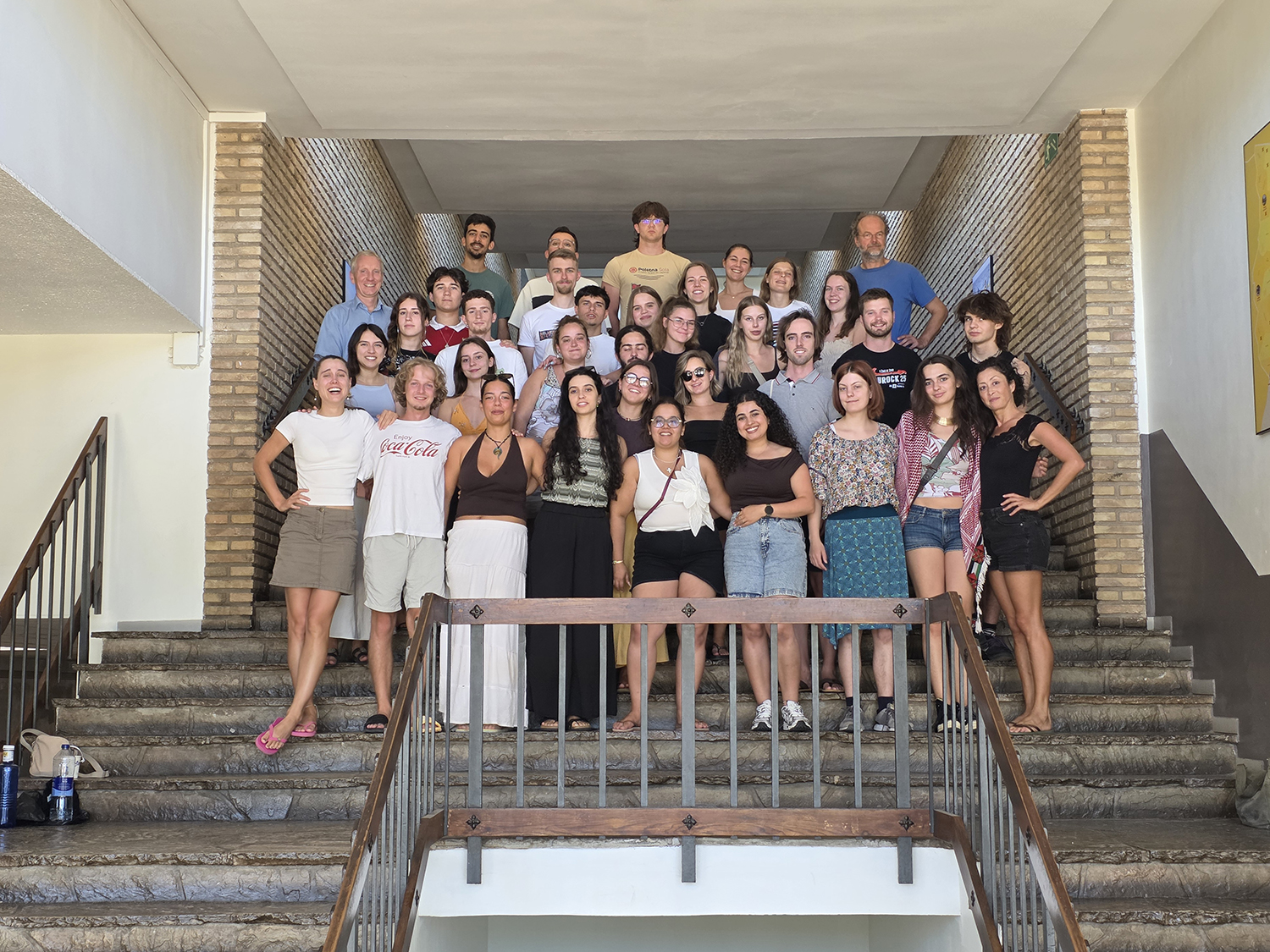 Group photo of 31 participants from Slovenia, Germany, Spain and Portugal at the 6th International TDFF Summer Seminar in Coma-ruga. Group photo of 31 participants from Slovenia, Germany, Spain and Portugal at the 6th International TDFF Summer Seminar in Coma-ruga.