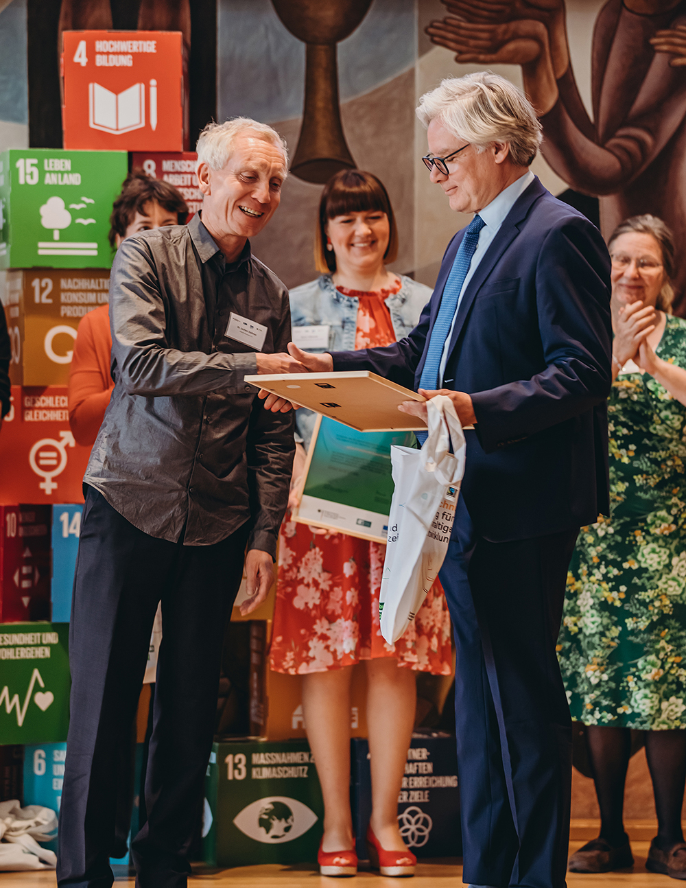 The award ceremony highlights the international recognition of high-quality educational programmes for sustainable development.